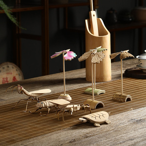 智力玩具厂家供应竹子玩具 diy玩具旅游工艺品竹木工艺品科教螃蟹