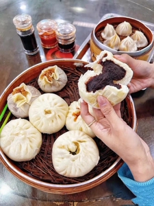 南京【安乐园】豆沙包 特色小吃传统面食包子 两个装