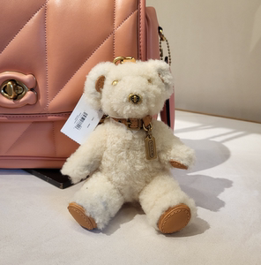 鼻涕虫美国代购蔻驰专柜精品coach小熊包挂