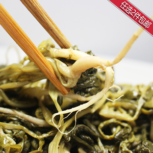 贵州农家萝卜叶酸菜 泡菜萝卜缨子无盐500g〔全店任选2件包邮