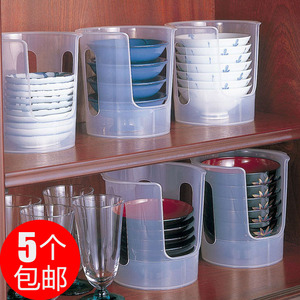 日本进口碗架沥水架塑料置物架碗柜晾放碗碟盘收纳用具厨房用品
