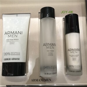 阿玛尼armani男士护肤套装洁面爽肤水面眼部精华乳液现货520礼盒