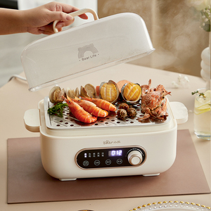 小熊蒸锅家用小型电蒸锅蒸汽锅多层小蒸锅迷你多功能蒸菜机电蒸笼