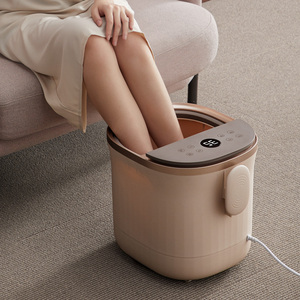 小熊足浴盆电动按摩加热洗脚盆家用全自动恒温泡脚桶高深足浴桶