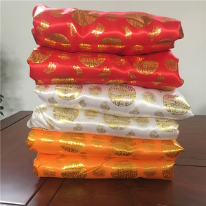 殡葬丧葬用品寿被 烫金棉寿被 被褥铺金盖银寿被全套配件男女寿衣