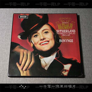 decca 首 版 萨瑟兰 帕瓦罗蒂 波宁吉 多尼采蒂 军中女郎 2lp