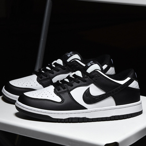 豪迈耐克斯男鞋莆田纯原dunk sb黑白熊猫联名low情侣款aj1板鞋女