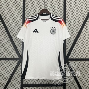 阿迪达斯2024德国队主场球衣13号穆勒17号维尔茨短袖白色G足球服