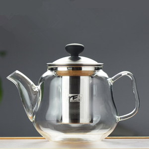 精品雅风葫芦壶中式耐高温玻璃泡茶壶小号可烧直火壶耐热煮花茶具