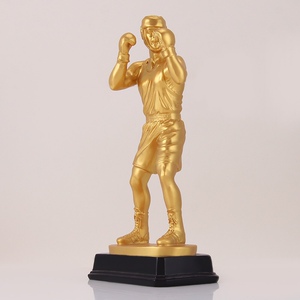 新款树脂奖杯拳王搏击散打擂台比赛金属奖杯定制创意水晶定做颁奖