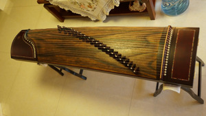 西安秦岭古筝153a 标准大筝专业演奏老料厚面板挖筝声音温暖浑厚