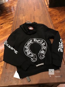 Chrome Hearts 克罗心 Matty Boy红嘴巴 马蹄连帽卫衣套头帽衫