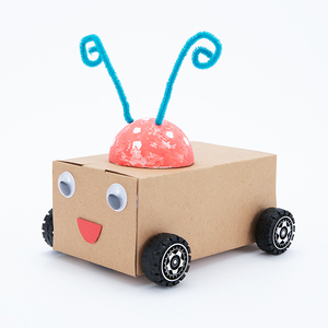 废物利用手工制作半成品diy扫地机器人科学实验科技制作小发明