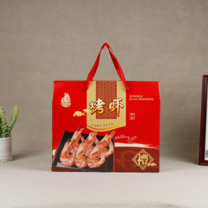 干虾纸盒子 包装  烤虾包装盒两斤装 海鲜干货礼盒 虾干 纸箱盒子