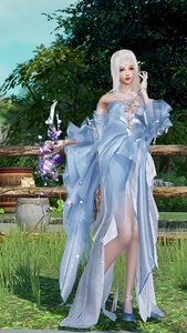 剑网3剑三 蓝/黑玉玲珑盒子墨心浮岚衣服黑发白发挂件