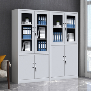 北京办公室文件柜铁皮柜更衣储物衣柜五节带锁密码抽屉资料档案柜