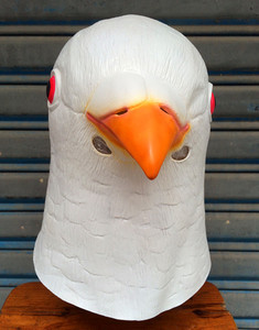 15我爱淘8828淘宝鸽子信鸽飞鸽头饰表演道具动物帽子头套面具幼儿园