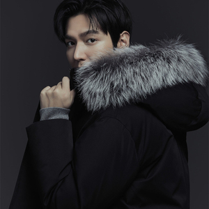 sarina韩国代购直邮andz专柜李敏镐高端毛领男士鸭绒羽绒服厚外套