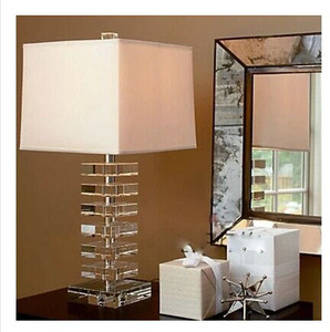 欧式高档水晶台灯卧室床头灯美式奢华现代北欧创意样板房客厅装饰
