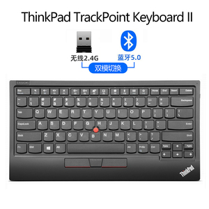 联想ThinkPad 指点杆便携键盘 小红点无线蓝牙双模键盘4Y40X49493