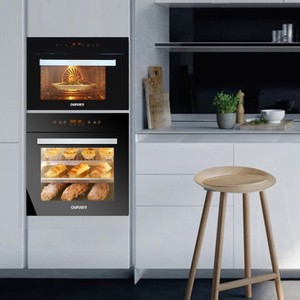 嵌入式蒸烤箱欧孚新品家用大容量多功能内镶式电蒸炉烤炉套装组合