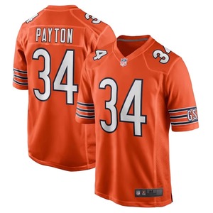 NFL芝加哥熊队Chicago Bears橄榄球服34#Walter Payton刺绣球衣男