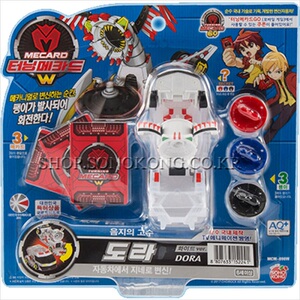 韩国正品mecard魔幻变形车神发射陀螺蜈蚣车神儿童玩具