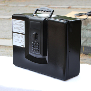 便携式手提保险箱密码箱笔记本保管箱现金文件合同办公轻便保密箱