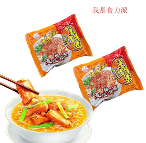 包邮 锦丰美味香葱烧排骨面 方便面 速食面 美味香27包*83克 整箱