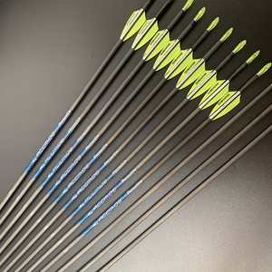 2内径鹿标纯碳箭可定制成品箭反曲射准练习竞技箭支碳箭杆