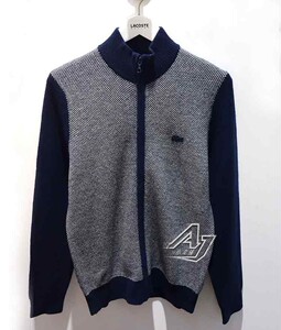 lacoste法国鳄鱼国内代购专柜男式羊毛羊绒混纺开衫毛衣ah9981-98