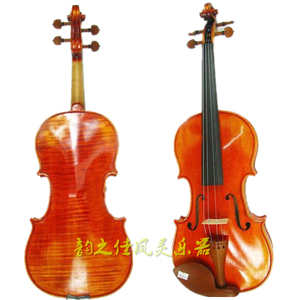 凤灵正品手工高档花纹亮光亚光小提琴成人儿童考级演奏MV300-2