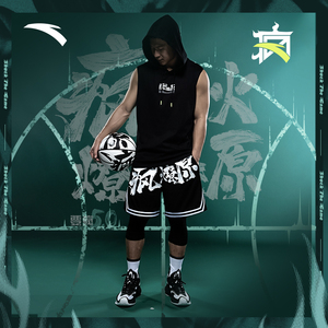 安踏篮球裤运动短裤2021秋季疯火燎原训练五分裤男士裤152131214