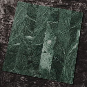 复古墨绿大理石马赛克瓷砖 卫生间厨房阳台背景墙真石材长条墙砖