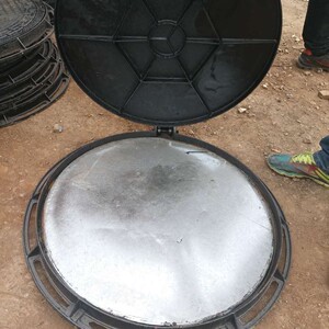 球墨铸铁防盗双层井盖雨水污水消防燃气电力电信联通80030t