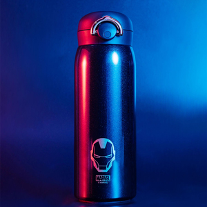 迪士尼正版漫威保温杯 marvel周边316不锈钢创意500ml大容量水壶
