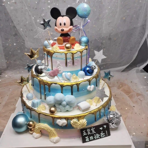 三层祝寿蛋糕