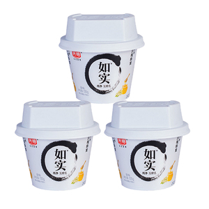 光明如实原味酸奶135g*12杯装原味纯净发酵乳健身低温酸奶
