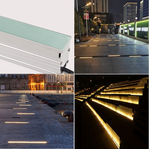 户外条形地埋灯led防水庭院台阶灯带嵌入式地槽灯广场长条埋地灯