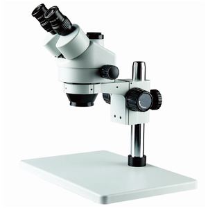 手机维修显微镜高清双目体视显微镜三目光学显微镜7-45倍连续变倍