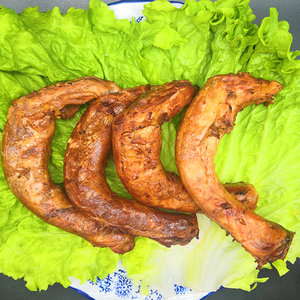 东北特产辽宁朝阳凌源正宗老式高老九烧鸡熏鸡脖子真空装500g顺丰