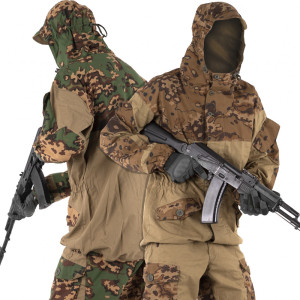 俄罗斯俄军sso原品gorka郭卡夏斑迷彩彩虹六号保暖耐磨山地作战服