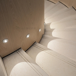 圆形led地脚灯嵌入式墙角灯走廊3w地角楼梯小夜灯踢脚踏步梯步灯