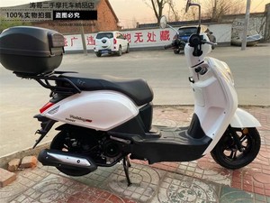 二手摩托车整车三阳taking50cc排量踏板车原装正品可上牌电喷机车