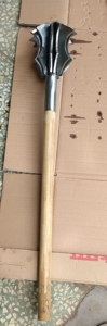 西洋武术器械----六页锤 十二叶 五斤锤头 破甲利器 cosplay道具