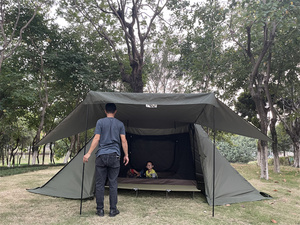 green heron庇护所2/3人帐篷户外野营便携丛林防雨防蚊通风bc装备