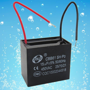 cbb61 启动电容 15uf 450vac 缝纫机 鼓风机 交流电机电容器