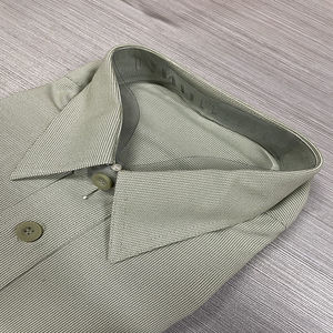 正品99陆长袖夏服上衣夏季透气衬衫速干免烫衬衣军绿立领系扣衬衫