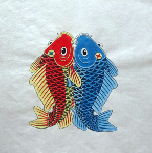 双鱼年画