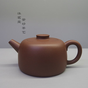 沐茗堂紫砂茶艺 顾新君(顾新军) 范大师高徒 一厂老紫泥 井栏壶